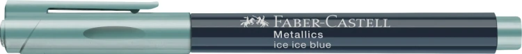 Pisak metaliczny metallics kolor niebieski (ice blue) Faber-Castell – zdjęcie 3