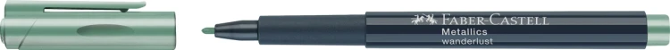 Pisak metaliczny metallics kolor zielony (wanderlust) Faber-Castell – zdjęcie 2
