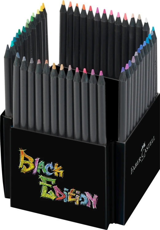 Kredki trójkątne black edition 50 kol. Faber-Castell – zdjęcie 2