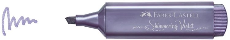 Zakreślacz 1546 metaliczny fioletowyfaber-castell – zdjęcie 2