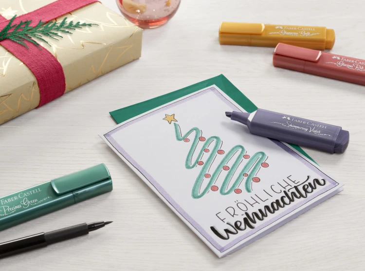 Zakreślacz 1546 metaliczny fioletowyfaber-castell – zdjęcie 6