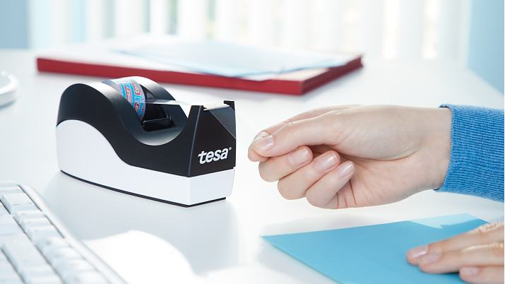 DYSPENSER TESA ORCA+1 SZT. TAŚMA  KRISTALL 10m x 19mm – zdjęcie 3