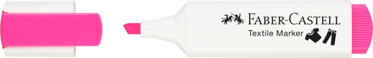 Marker do tkanin neonowy różowy faber -castell – zdjęcie 2