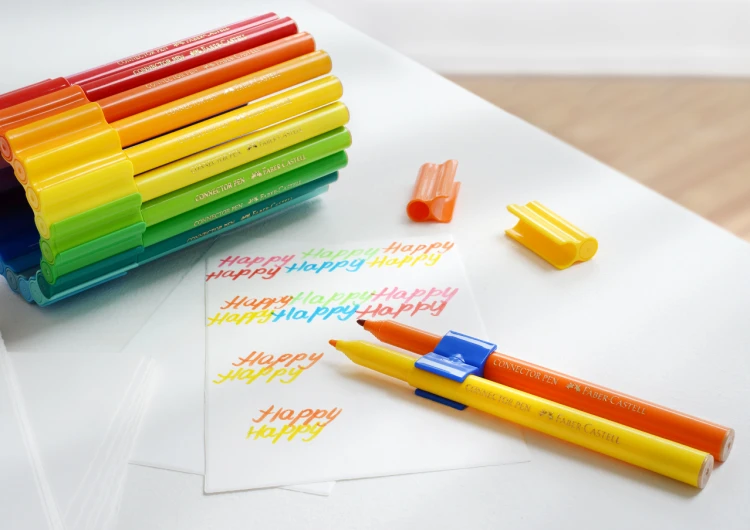 Flamastry connector 60 szt. w walizce Faber-Castell – zdjęcie 4