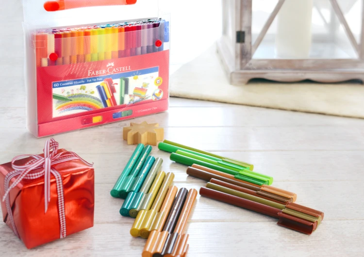 Flamastry connector 60 szt. w walizce Faber-Castell – zdjęcie 6