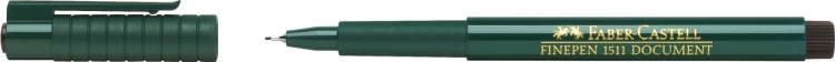 Cienkopis finepen 1511 0,4 mm czarny Faber-Castell – zdjęcie 2