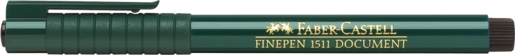 Cienkopis finepen 1511 0,4 mm czarny Faber-Castell – zdjęcie 3