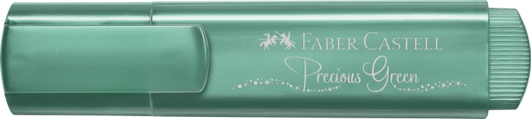 Zakreślacz 1546 metaliczny zielony Faber-Castell – zdjęcie 2