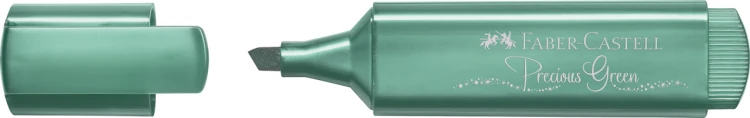 Zakreślacz 1546 metaliczny zielony Faber-Castell – zdjęcie 3