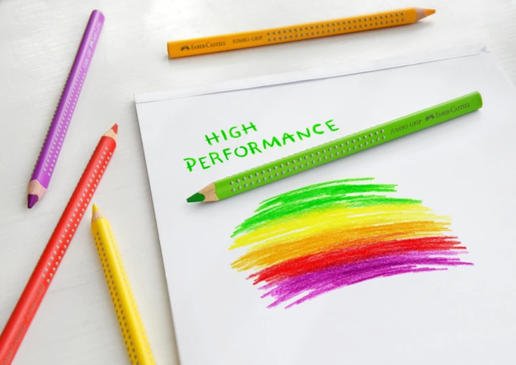 Kredki jumbo grip 6 kol. opakowanie karton Faber-Castell – zdjęcie 5