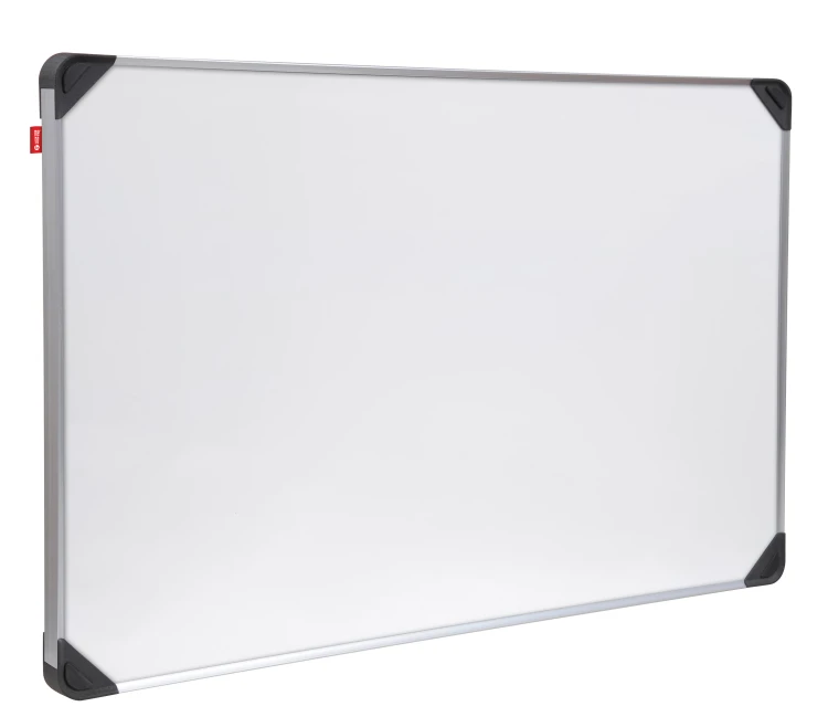 Tablica suchościeralna magnetyczna MEMOBE, powierzchnia biała, rama aluminiowa srebrna EDGE, 60x40 cm – zdjęcie 3