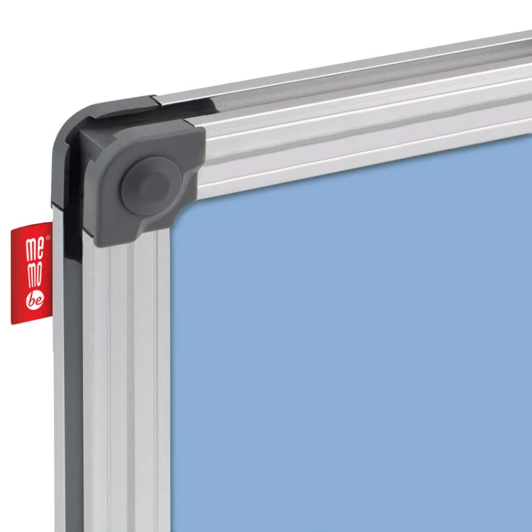 Tablica suchościeralna magnetyczna MEMOBE niebieska, rama aluminiowa Classic, 60x40 cm – zdjęcie 3