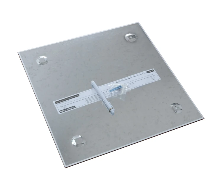 Tablica szklana magnetyczna 450X450 mm memoboards niebieska – zdjęcie 3