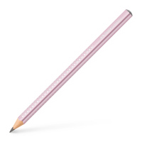 Ołówek jumbo sparkle rose metallic Faber-Castell – zdjęcie 2