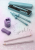 Ołówek jumbo sparkle rose metallic Faber-Castell – zdjęcie 4