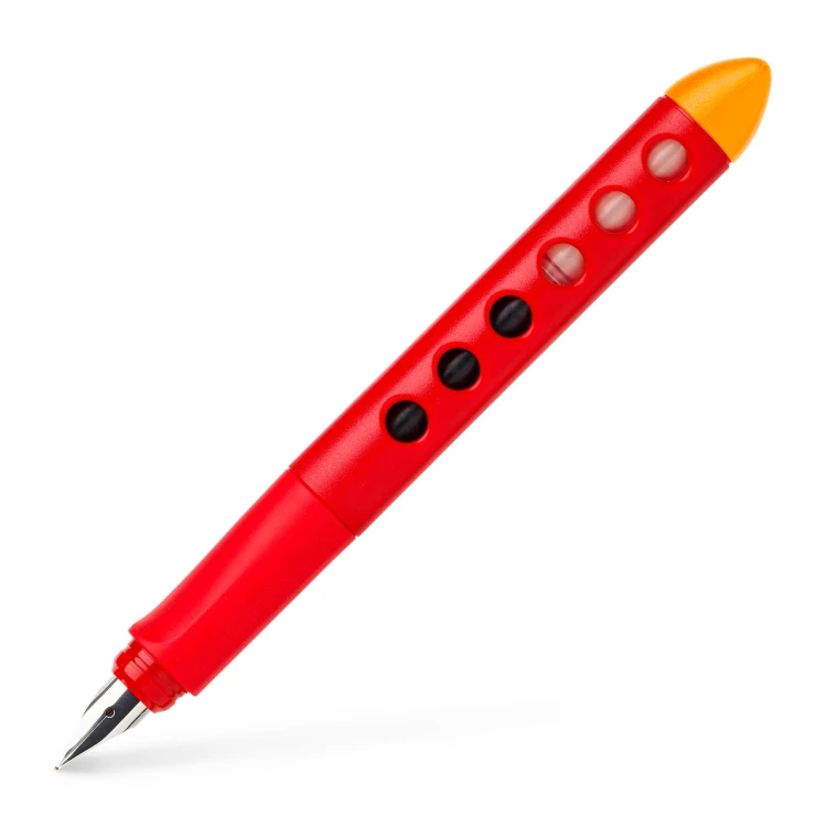 Pióro wieczne scribolino dla praworęcznych czerwone Faber-Castell – zdjęcie 4