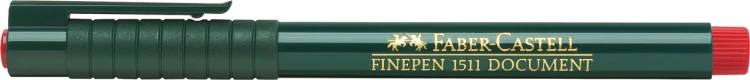 Cienkopis finepen 1511 0,4 mm czerwony Faber-Castell – zdjęcie 3
