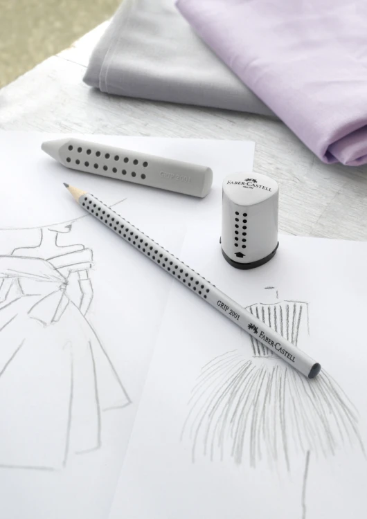 Temperówka grip 2001 mini srebrna Faber-Castell – zdjęcie 4