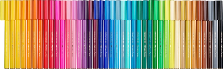 Flamastry connector 40 szt. metalowa walizka Faber-Castell – zdjęcie 2