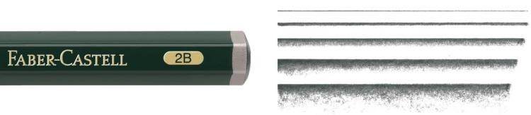 Ołówek castell 9000 JUMBO/2B Faber-Castell – zdjęcie 3