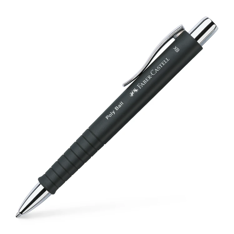 Długopis poly ball xb czarny Faber-Castell – zdjęcie 2