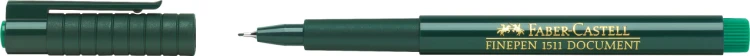 Cienkopis finepen 1511 0,4 mm zielony Faber-Castell – zdjęcie 2