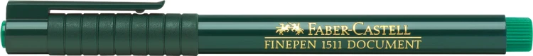 Cienkopis finepen 1511 0,4 mm zielony Faber-Castell – zdjęcie 3