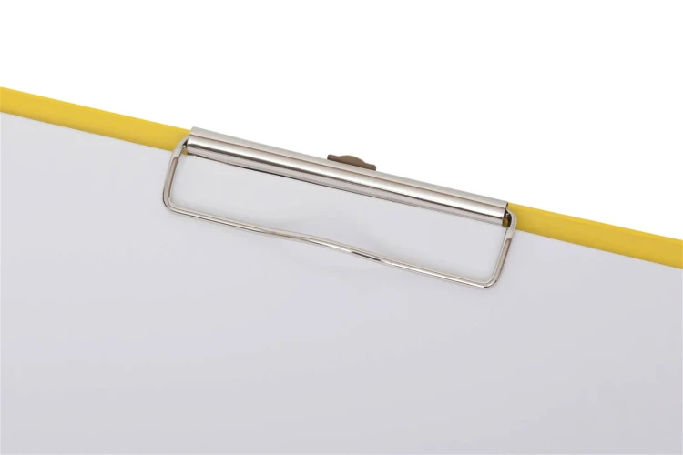 Podkładka z klipsem i okładką Maul, A4, z plastikową powłoką, żółta – zdjęcie 5