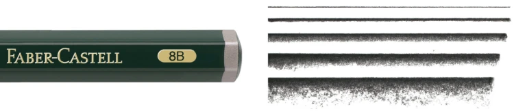 Ołówek castell 9000 JUMBO/8B Faber-Castell – zdjęcie 3