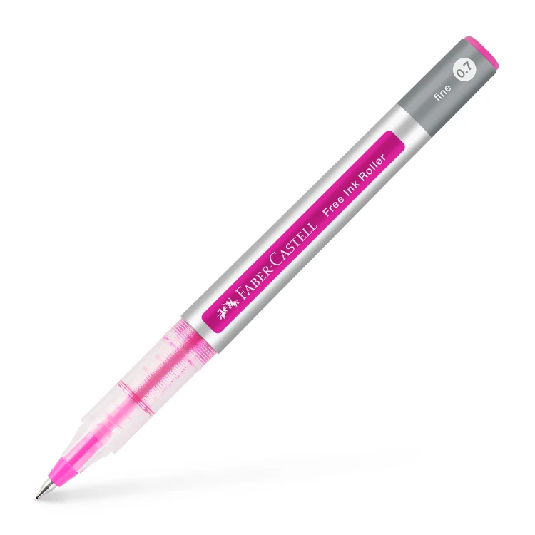 CIENKOPIS KULKOWY FREE INK 0,7mm RÓŻOWY FABER-CASTELL – zdjęcie 3
