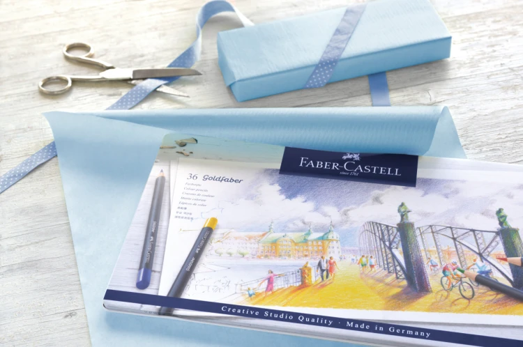 Kredki goldfaber 36 kol. opak. metalowe Faber-Castell – zdjęcie 4