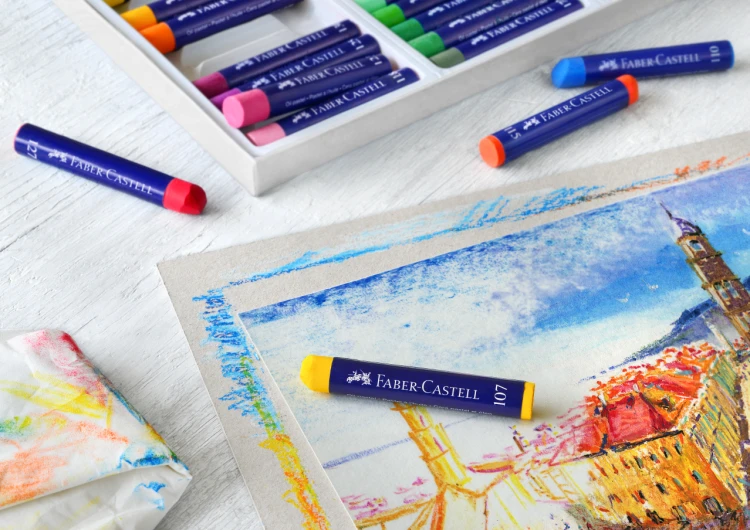 Creative studio pastele olejne 36 kol. opakowanie karton Faber-Castell – zdjęcie 3