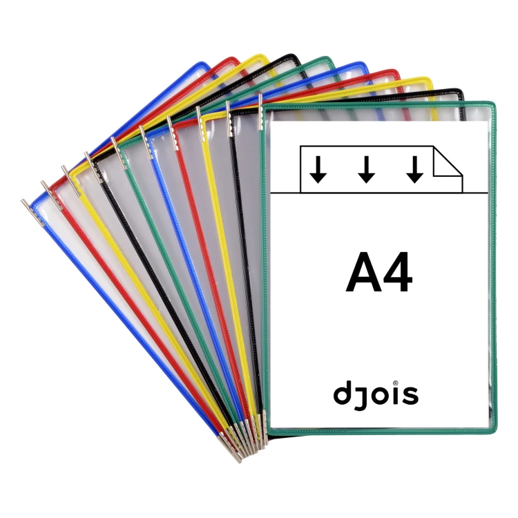 PANEL PREZENTACYJNY DJOIS x TARIFOLD A4 10 SZT. OTWARCIE Z GÓRY MIX KOLORÓW – zdjęcie 4