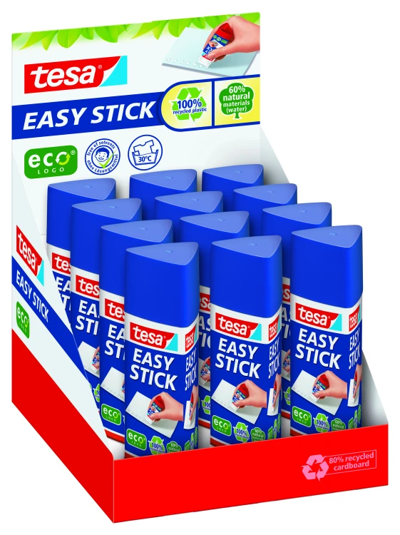 Klej w sztyfcie tesa ecologo 12 g trójkątny – zdjęcie 2