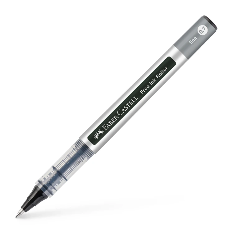 CIENKOPIS KULKOWY FREE INK 0,7mm CZARNY FABER-CASTELL – zdjęcie 2