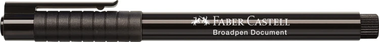 Cienkopis broadpen 1554 czarny Faber-Castell – zdjęcie 3