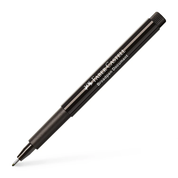 Cienkopis broadpen 1554 czarny Faber-Castell – zdjęcie 4