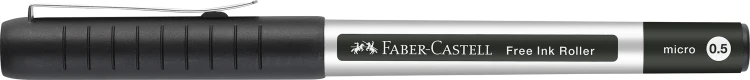 CIENKOPIS KULKOWY FREE INK 0,5mm CZARNY FABER-CASTELL – zdjęcie 3