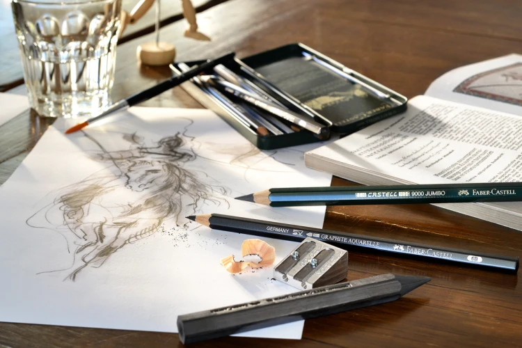 Pitt monochrome kreda grafitowa 9B Faber-Castell – zdjęcie 2
