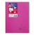 Zeszyt koverbook w okładce z PP, A4+ (22,3X29,7 cm), w kratkę z marginesem, z perforacją, 80 kartek, mix kolorów clairef – zdjęcie 4