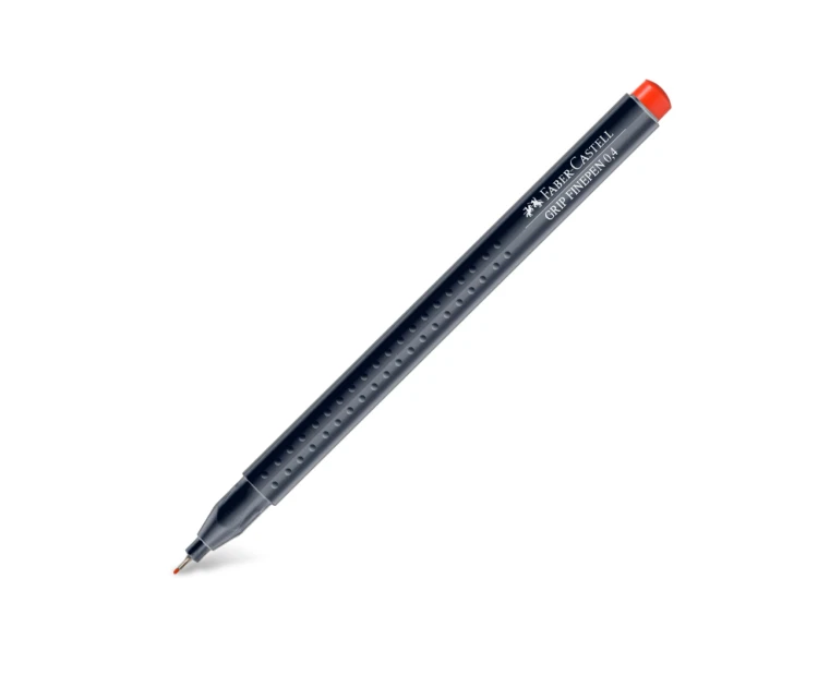 Cienkopis grip pomarańczowy Faber-Castell – zdjęcie 3