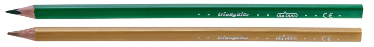 Kredki Cricco trójkątne 36-KOL. op.kartonowe z temperówką – zdjęcie 2
