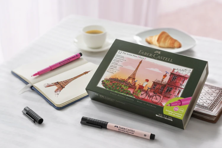 Zestaw pitt artist pen paris 12 szt. Faber-Castell – zdjęcie 4