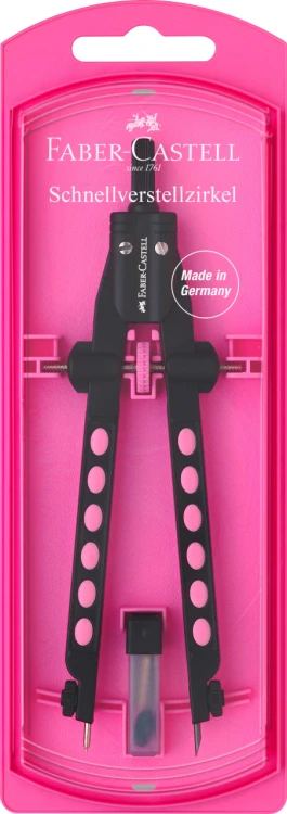 Cyrkiel quick-set factory neon Faber-Castell – zdjęcie 4