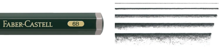 Ołówek castell 9000 JUMBO/6B Faber-Castell – zdjęcie 3