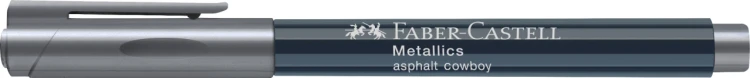 Pisak metaliczny metallic grafitowy (asphalt cowboy) Faber-Castell – zdjęcie 3