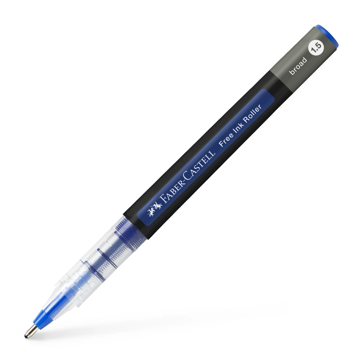 CIENKOPIS KULKOWY FREE INK 1,5 mm NIEBIESKI FABER-CASTELL – zdjęcie 2