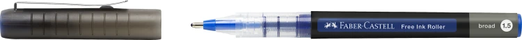 CIENKOPIS KULKOWY FREE INK 1,5 mm NIEBIESKI FABER-CASTELL – zdjęcie 3