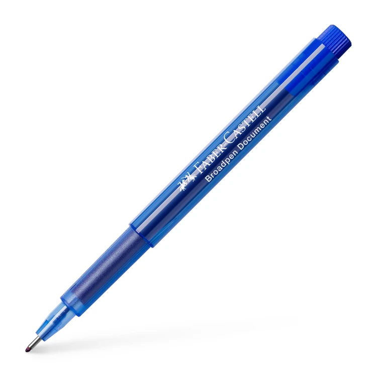 Cienkopis broadpen 1554 niebieski Faber-Castell – zdjęcie 4