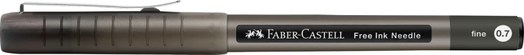 CIENKOPIS KULKOWY FREE INK KOŃCÓWKA  IGŁOWA 0,7 mm CZARNY FABER-CASTELL – zdjęcie 2
